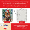 Tibetan Mastiff Christmas Porcelain Ornament DAC3669 product image at NuMercy 3