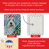 Old English Sheepdog Christmas Porcelain Ornament DAC3547 product image at NuMercy 3