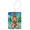 Airedale Terrier Christmas Porcelain Ornament DAC3325 product image at NuMercy