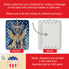 Chinese Crested My Angel Porcelain Christmas Ornament product image at NuMercy 3