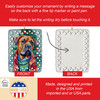 Dogue de Bordeaux Christmas Porcelain Ornament DAC3444 product image at NuMercy 3