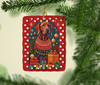 Vizsla Holiday Christmas Porcelain Ornament product image at NuMercy 2