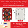 Vizsla Holiday Christmas Porcelain Ornament product image at NuMercy 3