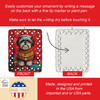 Shih Tzu Holiday Christmas Porcelain Ornament product image at NuMercy 3