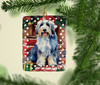 Bearded Collie Christmas Porcelain Ornament DAC3354 product image at NuMercy 2