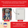 Bearded Collie Christmas Porcelain Ornament DAC3354 product image at NuMercy 3