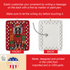 Chinese Crested Holiday Christmas Porcelain Ornament DAC3104 product image at NuMercy 3