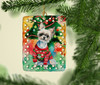 Chinese Crested Christmas Porcelain Ornament DAC3423 product image at NuMercy 2