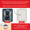 Newfoundland My Angel Porcelain Christmas Ornament DAC7040 product image at NuMercy 3