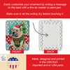 Shar Pei Christmas Porcelain Ornament DAC3648 product image at NuMercy 3