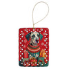 Dalmatian Holiday Christmas Porcelain Ornament product image at NuMercy