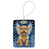 Norfolk Terrier My Angel Porcelain Christmas Ornament product image at NuMercy