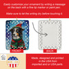Border Collie Christmas Porcelain Ornament DAC3377 product image at NuMercy 3