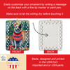 Australian Cattle Dog Christmas Porcelain Ornament DAC3335 product image at NuMercy 3