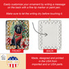 Black Labrador Retriever Christmas Porcelain Ornament DAC3500 product image at NuMercy 3