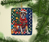 Boxer Christmas Porcelain Ornament DAC3393 product image at NuMercy 2