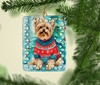 Yorkshire Terrier Yorkie Christmas Porcelain Ornament DAC3703 product image at NuMercy 2