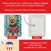 Yorkshire Terrier Yorkie Christmas Porcelain Ornament DAC3703 product image at NuMercy 3