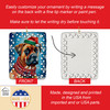 Boxer Christmas Porcelain Ornament DAC3396 product image at NuMercy 3