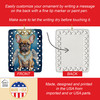 French Bulldog My Angel Porcelain Christmas Ornament product image at NuMercy 3