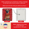 Fawn Pug Holiday Christmas Porcelain Ornament product image at NuMercy 3