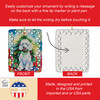 Poodle Christmas Porcelain Ornament DAC3578 product image at NuMercy 3