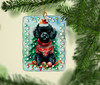 Poodle Christmas Porcelain Ornament DAC3573 product image at NuMercy 2