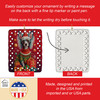 Chinese Crested Holiday Christmas Porcelain Ornament DAC3103 product image at NuMercy 3