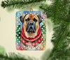 Mastiff Christmas Porcelain Ornament DAC3522 product image at NuMercy 2