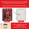 Norwegian Buhund Holiday Christmas Porcelain Ornament product image at NuMercy 3