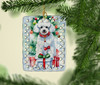 Poodle Christmas Porcelain Ornament DAC3581 product image at NuMercy 2