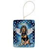 Black and Tan Coonhound My Angel Porcelain Christmas Ornament product image at NuMercy