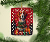 Brittany Spaniel Holiday Christmas Porcelain Ornament product image at NuMercy 2