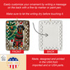 Black and Tan Coonhound Christmas Porcelain Ornament DAC3373 product image at NuMercy 3