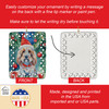 Petit Basset Griffon Vendeen Christmas Porcelain Ornament DAC3557 product image at NuMercy 3