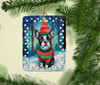 Boston Terrier Christmas Porcelain Ornament DAC3385 product image at NuMercy 2