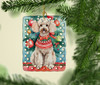 Poodle Christmas Porcelain Ornament DAC3569 product image at NuMercy 2