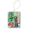 Scottish Deerhound Christmas Porcelain Ornament DAC3641 product image at NuMercy