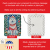 Samoyed Christmas Porcelain Ornament DAC3620 product image at NuMercy 3