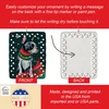 Boston Terrier Christmas Porcelain Ornament DAC3389 product image at NuMercy 3