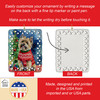 Cairn Terrier Christmas Porcelain Ornament DAC3403 product image at NuMercy 3