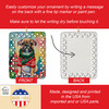 French Bulldog Christmas Porcelain Ornament DAC3463 product image at NuMercy 3