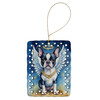 Boston Terrier My Angel Porcelain Christmas Ornament DAC6958 product image at NuMercy