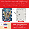 Pit Bull Terrier My Angel Porcelain Christmas Ornament DAC7050 product image at NuMercy 3