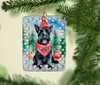 Scottish Terrier Christmas Porcelain Ornament DAC3632 product image at NuMercy 2