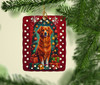 Nova Scotia Duck Toller Holiday Christmas Porcelain Ornament product image at NuMercy 2