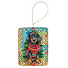 Dachshund Christmas Porcelain Ornament DAC3433 product image at NuMercy