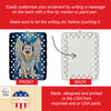 White German Shepherd My Angel Porcelain Christmas Ornament product image at NuMercy 3