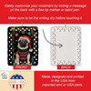Pug Christmas Porcelain Ornament DAC3593 product image at NuMercy 3