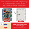 Mastiff Christmas Porcelain Ornament DAC3521 product image at NuMercy 3